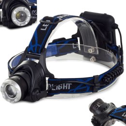 Bailong headlamp zoom led cree xm-l t6 3xaa