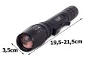 Bailong latarka taktyczna LED CREE zoom XM-L T6