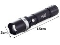 Bailong latarka taktyczna dioda led zoom cree xp-e