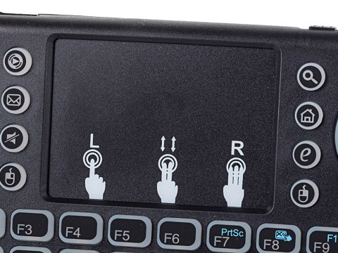 Klawiatura bezprzewodowa mini podświewtlana tv led