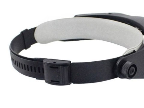 Lupa LED 11x okulary precyzyjne nagłowna na głowę