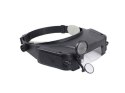 Lupa LED 11x okulary precyzyjne nagłowna na głowę