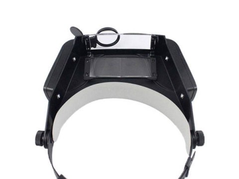 Lupa LED 11x okulary precyzyjne nagłowna na głowę