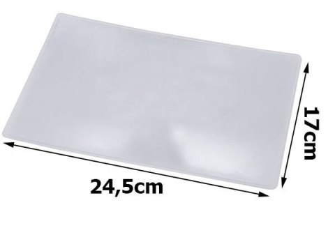Lupa do czytania soczewka fresnela 25x17 b5 karta