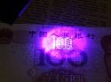 Lupa jubilerska kieszonkowa 2 led uv 45x szkło