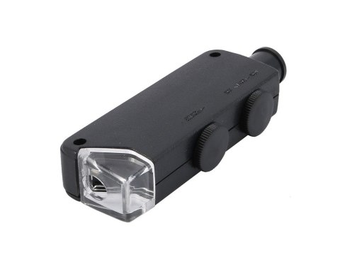 Lupa jubilerska mikroskop 60x 100x led zoom focus