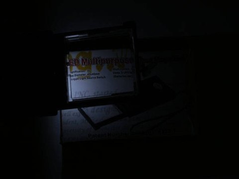 Lupa kieszonkowa jubilerska rozsuwana led 3x 45mm