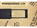 Lupa kieszonkowa jubilerska rozsuwana led uv 45x