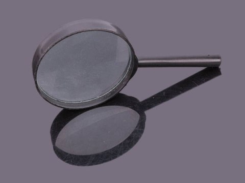 Lupa klasyczna szkło powiększające 75mm