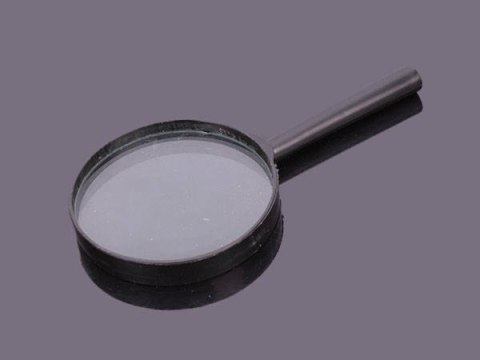Lupa klasyczna szkło powiększające 75mm