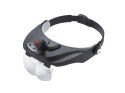 Lupa nagłowna okulary precyzyjne mocny led 3,5x