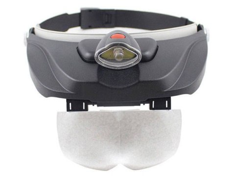 Lupa nagłowna okulary precyzyjne mocny led 3,5x