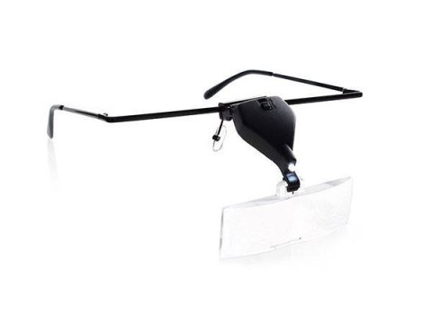 Lupa okulary zegarmistrzowska led 3,5x wymienne