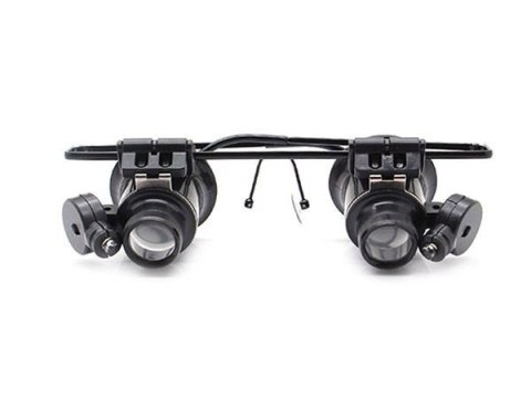 Lupa okulary zegarmistrzowska mocna led 20x 15mm