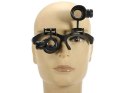 Lupa okulary zegarmistrzowska profe. 25x led pasek