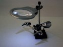 Lupa trzecia ręka 2 led uchwyt 2x 90mm lutowania