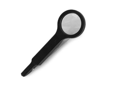 Szkło powiększające lupa z pęsetą 25mm pinceta