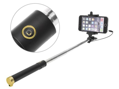 Uchwyt do monopod kijek z kablem solidny