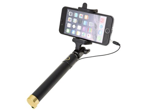 Uchwyt do monopod kijek z kablem solidny