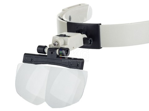 LUPA NAGŁOWNA OKULARY PRECYZYJNE 3,5x WYMIENNE LED