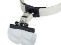 LUPA NAGŁOWNA OKULARY PRECYZYJNE 3,5x WYMIENNE LED