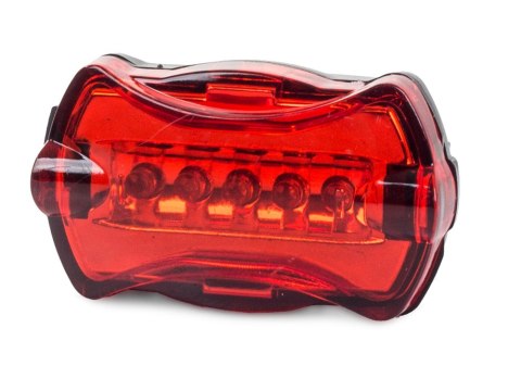 Lampka rower oświetlenie rowerowe tył tylna 5 led
