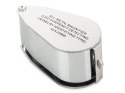 Lupa kieszonkowa składana 2 led uv metalowa 40x
