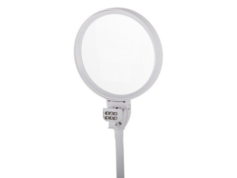 Lupa kosmetyczna biurkowa 6 led do czytania uchwyt