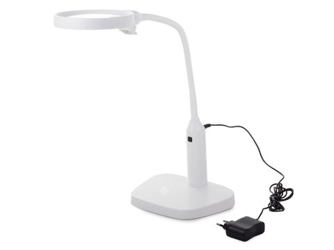 Lupa kosmetyczna biurkowa 6 led do czytania uchwyt