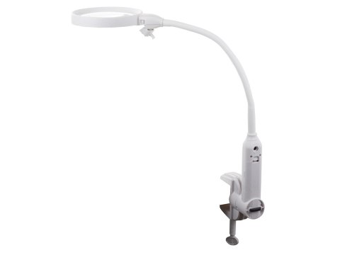 Lupa kosmetyczna biurkowa 6 led do czytania uchwyt
