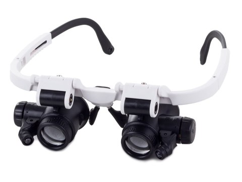 Lupa okulary zegarmistrzowskie naprawa 8x 23x led