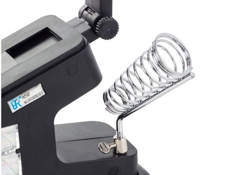 Lupa trzecia ręka 10 led smd uchwyt lutowania 25x