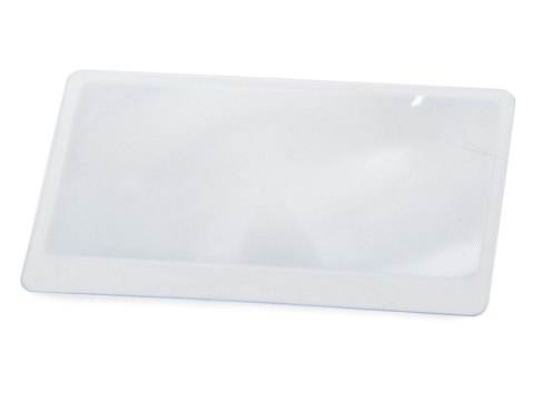Lupa wizytówka soczewka fresnela kartka 85x55mm
