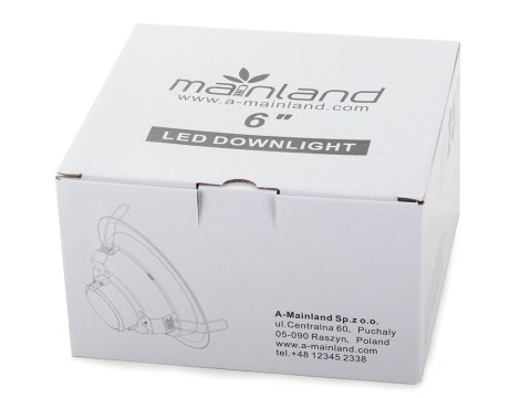 Oprawa sufitowa led 20cm 20w 4000k lampa okrągła