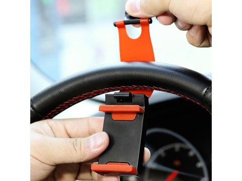 Uchwyt samochodowy na kierownicę telefon gps nawi