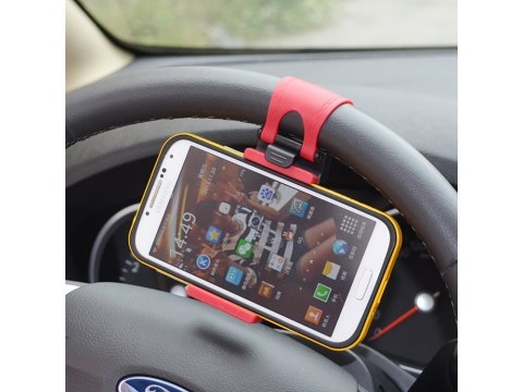 Uchwyt samochodowy na kierownicę telefon gps nawi