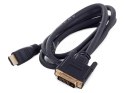 KABEL HDMI-DVI PRZEWÓD GOLD FULL HD 1,5m 1080p