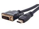 KABEL HDMI-DVI PRZEWÓD GOLD FULL HD 1,5m 1080p