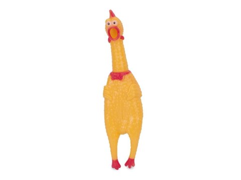 Zabawka dla psa piszcząca gryzak kurczak guma 31cm
