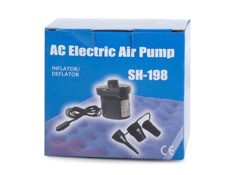 Elektryczna pompka do materaca piłki pontonu 12v