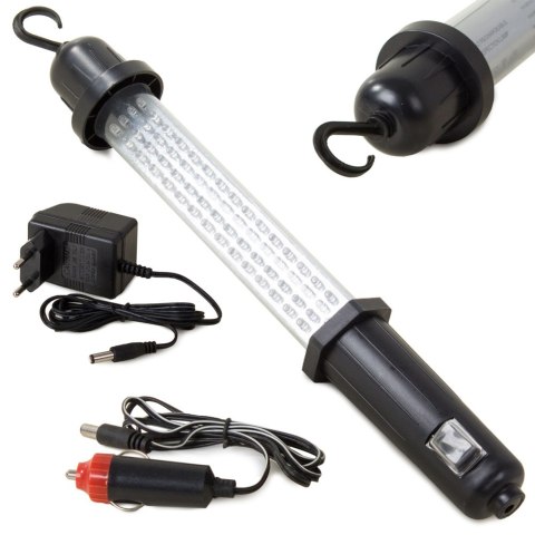 Lampa led warsztatowa 60 led 2 zasilacze 12v 230v