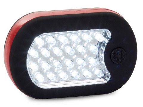 Latarka lampa warsztatowa magnes + wieszak 27 led