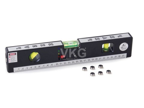 POZIOMICA LASEROWA MIARA PODŚWIETLENIE LED 31 CM