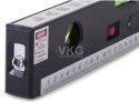 POZIOMICA LASEROWA MIARA PODŚWIETLENIE LED 31 CM