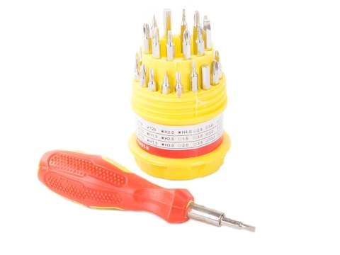 Wkrętaki precyzyjne torx 31 szt magnet. śrubokręty