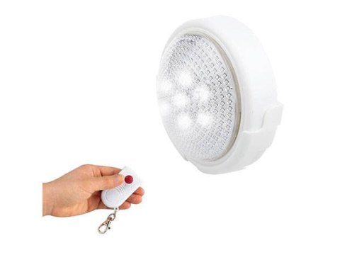 Lampka dotykowa 5 led z pilotem lampa baterie