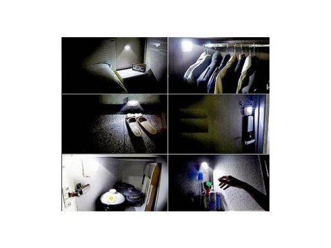 Lampka dotykowa 5 led z pilotem lampa baterie