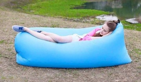 Sofa materac leżak air na powietrze lazy bag XXL