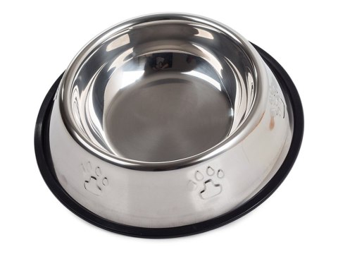 MISKA METALOWA DLA PSA KOTA SREBRNA NA GUMIE 0,5L