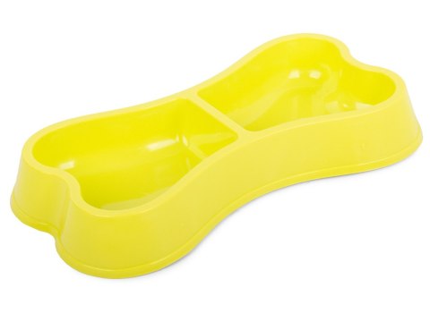 Miska plastikowa dla psa kota podwójna 0,15l